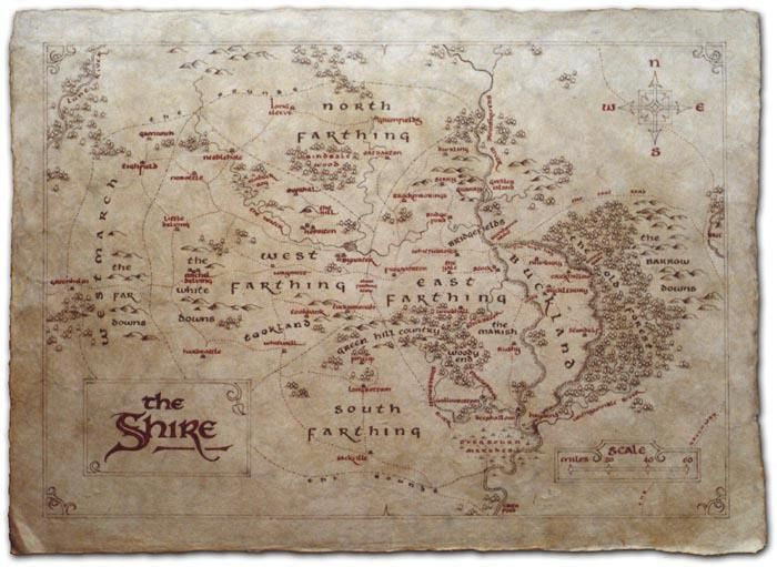 Symbols On Middle Earth Map