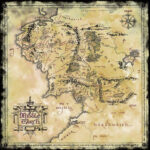 Middle Earth Middle Earth Map Fantasy World Map Middle Earth