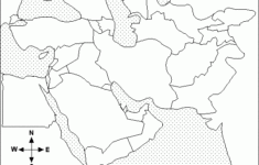 Middle East Outline Map EnchantedLearning