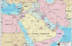 Middle East Political Map Free Printable Maps