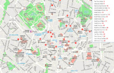 milan map central milan hotels accommodation map with downtown city Milan Map Central Milan Hotels Accommodation Map With Downtown City