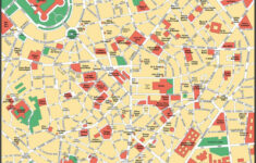 Milan Top Tourist Attractions Map Central Italy City Center Historic