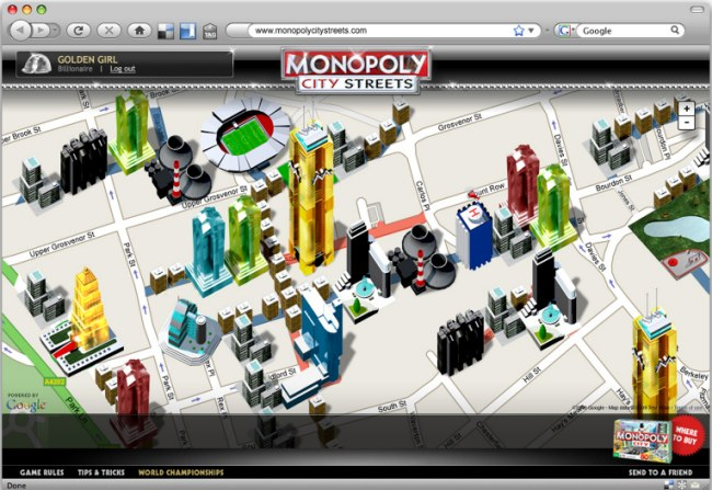 Monopoly City Streets Usa Google Maps Para Jogar KeroDicas 