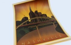 Nashville Poster Anderson Design Group Nashville TN Domtar Paper