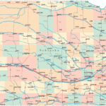Nebraska Printable Map Pertaining To Printable Road Map Of Nebraska