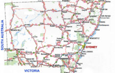 New South Wales Road Map NSW