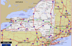 New York Map Road TravelsFinders Com