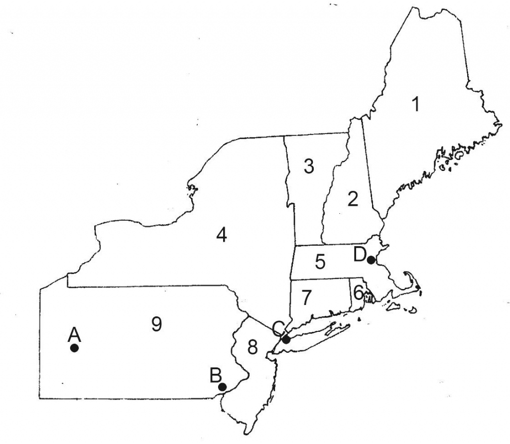 Northeast Usa Outline Map New Blank Map Northeastern United States 