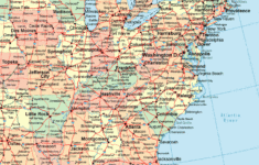 Online Map Of Eastern Usa Political Detail