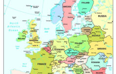 Online Maps Europe Map With Capitals