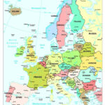 Online Maps Europe Map With Capitals