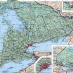 Ontario Detailed Geographic Map Free Printable Geographical Map Ontario