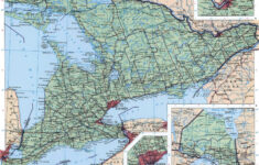 Ontario Detailed Geographic Map Free Printable Geographical Map Ontario