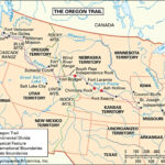 Oregon Trail Definition History Map Facts Britannica Printable Map Of