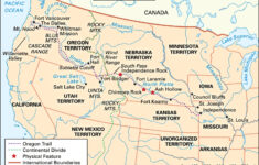 Oregon Trail Definition History Map Facts Britannica Printable Map Of