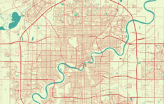 Ourposter 39 edmonton City Map 39 Graphic Art Print Poster In Throughout