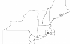 Outline Map Northeast States Printable Map