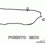 Outline Map Of Puerto Rico Printable Printable Maps