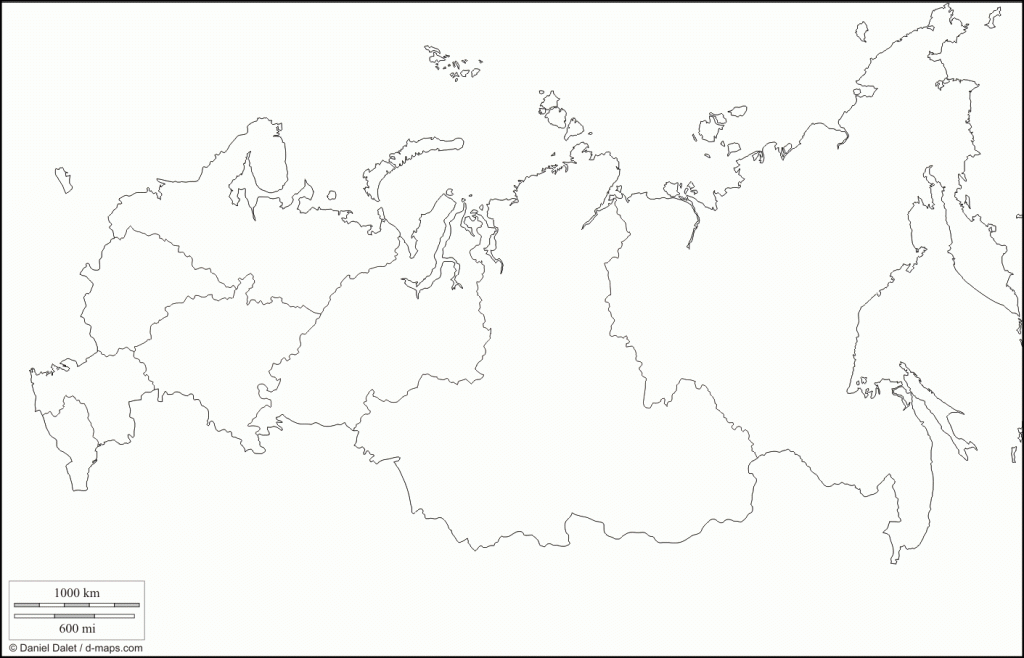 Outline Map Of Russia Printable Printable Maps