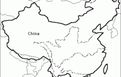 Outline Map Research Activity 3 China EnchantedLearning