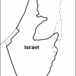 Outline Map Research Activity 3 Israel EnchantedLearning