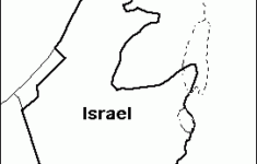 Outline Map Research Activity 3 Israel EnchantedLearning