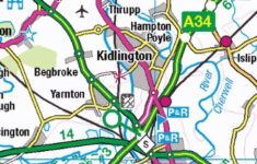 Oxfordshire County Map