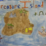 P C K Art Room Treasure Island Maps 4th Grade