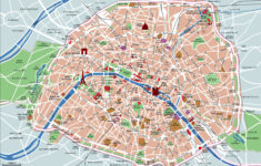 Paris Map With Top Sights Shops Hotels Paris Map Pdf