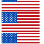Pennants Withthe American Flag 2 Free Printable