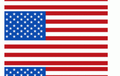 Pennants Withthe American Flag 2 free Printable