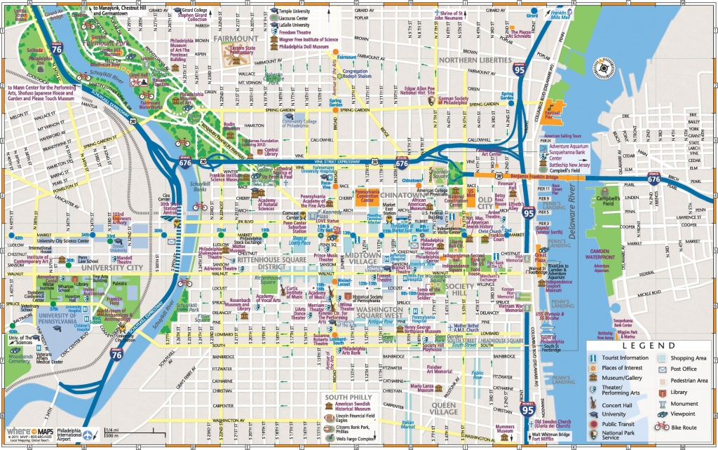 Philadelphia City Map Printable Printable Maps