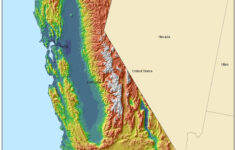 Physical Map Of California Ezilon Maps Abstract Facts In 2019