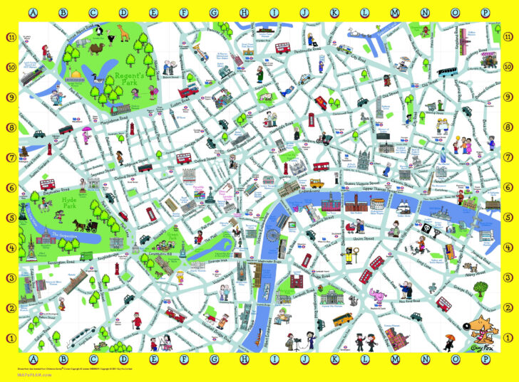 London Tourist Map Printable