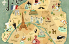 Pin By BoyVsGlobe On Viaje Paris Map Illustrated Map Paris Travel