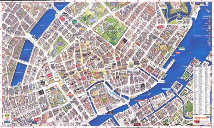 Printable Map Of Copenhagen