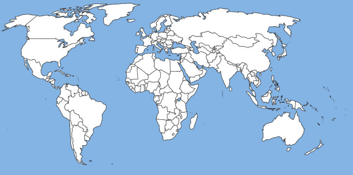 World Political Map Printable
