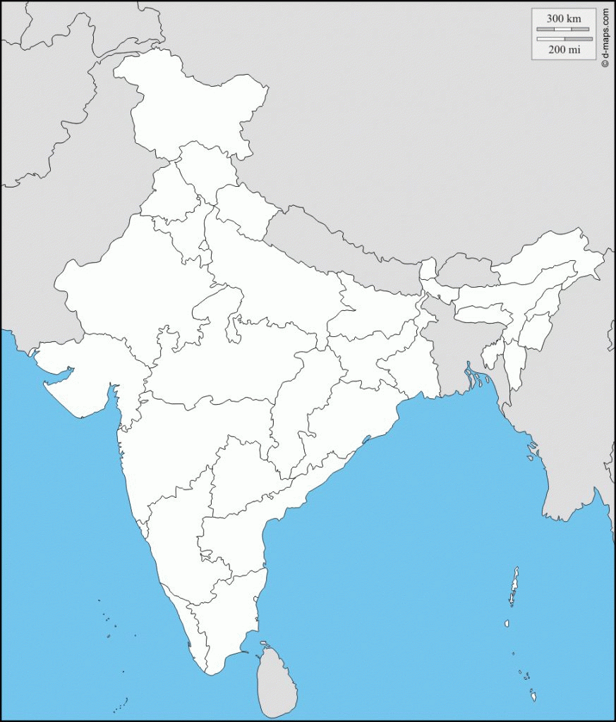 Political Map Of India And Great Map Resource Social Studies For 