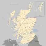Political Map Of Scotland Royalty Free Editable Vector Map Maproom