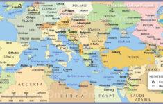 Political Map Of The Mediterranean Region Nations Online Project