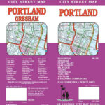Portland Oregon Street Map GM Johnson Maps