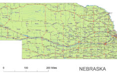 Preview Of Nebraska State Vector Road Map Lossless Scalable AI PDF Map