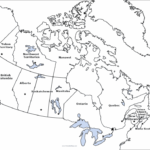 Printable Blank Map Of Canada With Provinces And Capitals Free