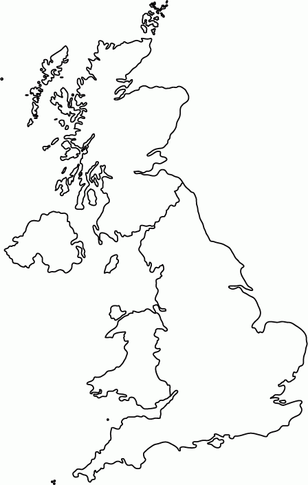 Printable Blank Map Of The UK Free Printable Maps