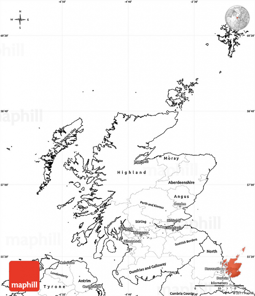Printable Blank Uk United Kingdom Outline Maps Royalty Free 