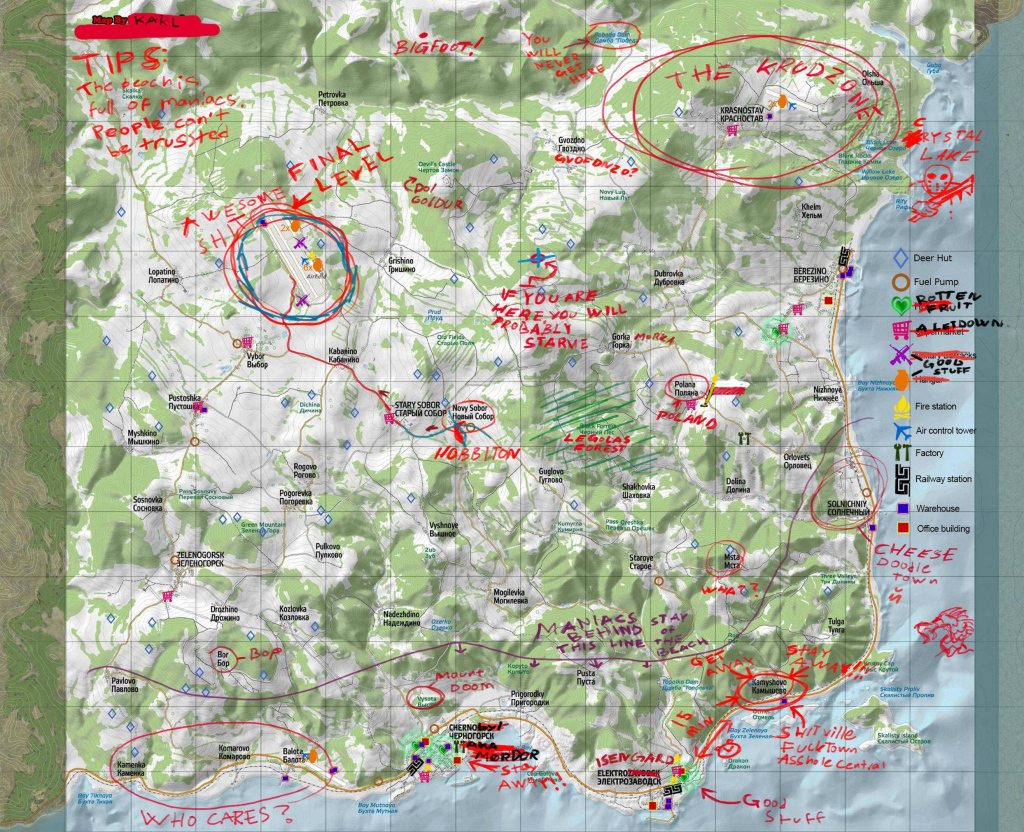 Printable Dayz Standalone Map Printable Maps 2 