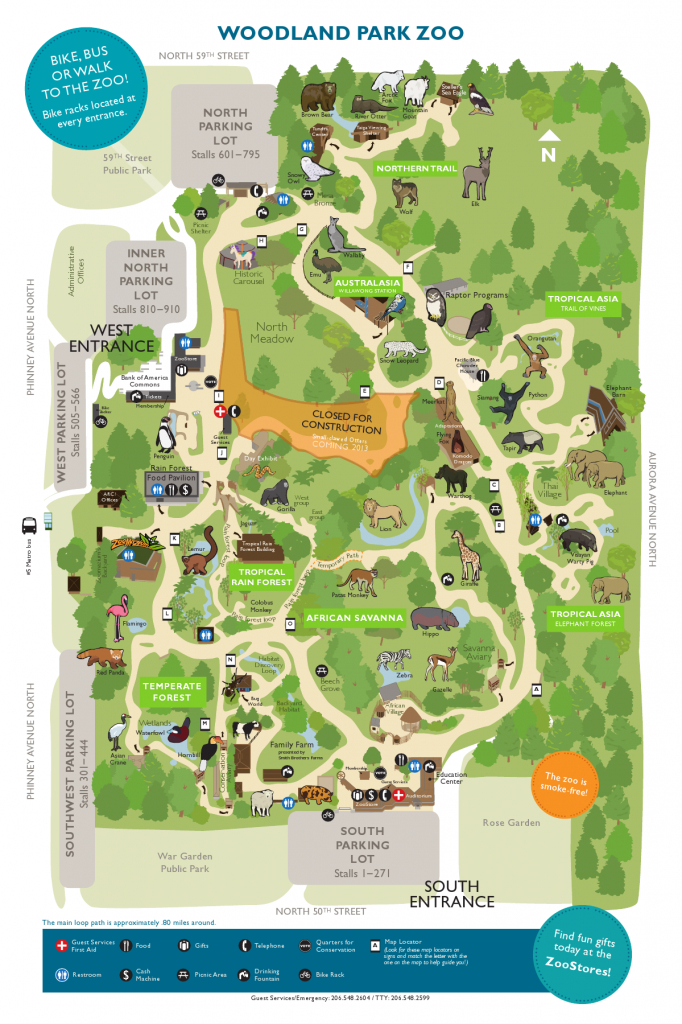Printable Detroit Zoo Map Printable Maps