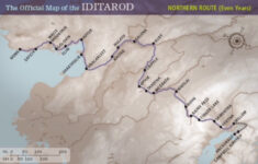 printable iditarod trail map printable maps Printable Iditarod Trail Map Printable Maps