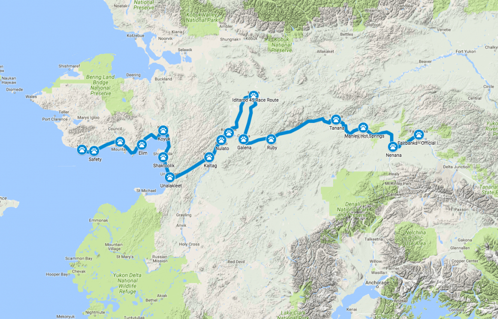 Iditarod 2024 Route Map Gelya Joletta