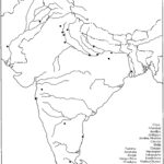 Printable India River Outline Map A4 Size Pdf
